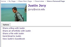 Classmate's Page