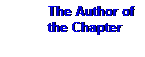 Line Callout 3 (Accent Bar): The Author of the Chapter